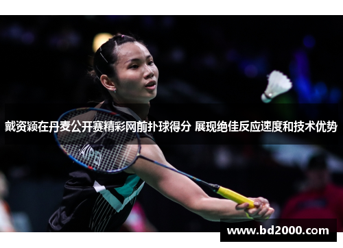 戴资颖在丹麦公开赛精彩网前扑球得分 展现绝佳反应速度和技术优势